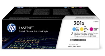 

Набор картриджей HP 201X CF253XM CYM Tri-Pack LJ Toner Cartridge увеличеной емкости, 201X