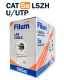 фото Кабель витая пара U/UTP 5e кат. 4 пары Filum FL-PF-5E-UUTP4-24AWG-LSZH-305-GY в Перми