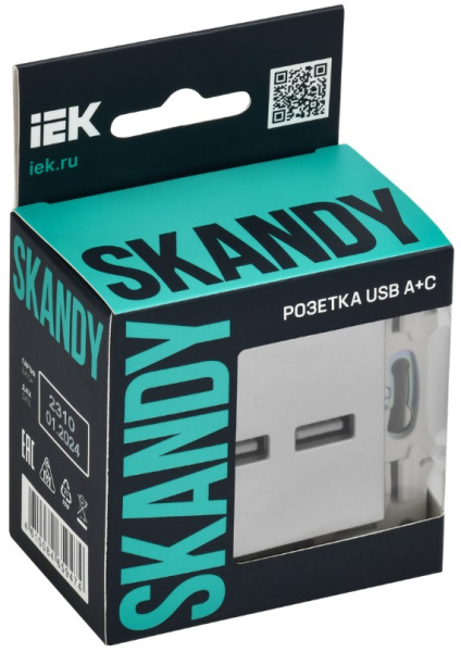 фото Розетка USB  IEK SK-U21-D31-K23 в Казани