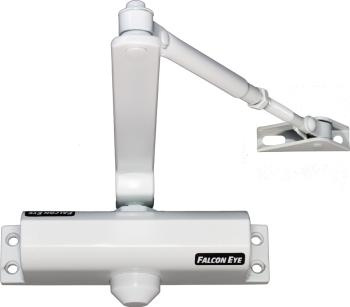 Изображение товара Доводчик дверной Falcon Eye FE-B4W белый - автоматическое закрывание дверей