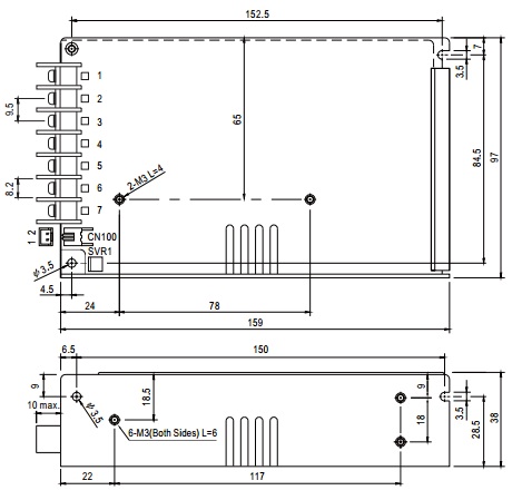 

Преобразователь AC-DC сетевой Mean Well HRP-100-12 100Вт, ККМ, вход 85…264V AC, 47…63Гц /120…370В DC, выход 12В/8.5A, рег. вых 11.4…13.8В, дист. вкл/в, HRP-100-12