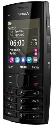фото Мобильный телефон  Nokia X2-02 Dark Silver
