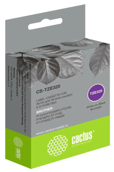 фото Картридж ленточный Cactus CS-TZE325 в Уфе
