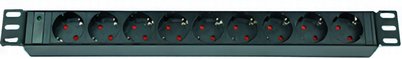 

Блок распределения питания Smartlan SMRT-PDU09S горизонтальный 19", 9хCEE 7/3 (Schuko), 16А, без выключателя, шнур 2м, с вилкой CEE 7/7, SMRT-PDU09S