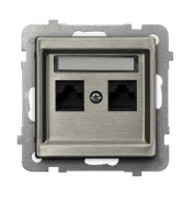 фото Розетка Ospel GPK-2RM/K/m/37