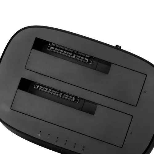 

Док-станция UGREEN CM198 50857_ для двух жестких дисков, USB 3.0 to SATA Dual-Bay Hard Drive Docking Station EU, черная, CM198