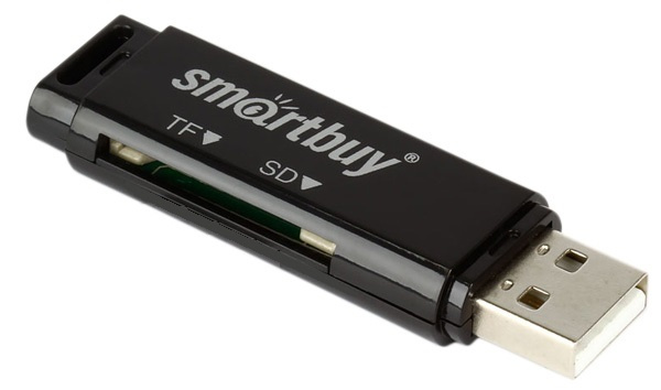Изображение товара Карт-ридер SmartBuy SBR-715-K USB 2.0 для Micro SD SDHC T-flash