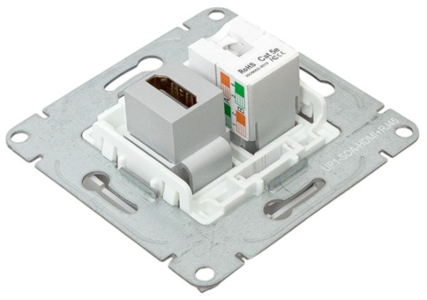 фото Розетка HDMI  EKF UP1-SOA-HDMI+RJ45 в Воронеже
