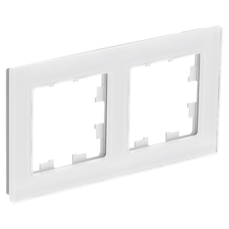 Изображение товара Двойная рамка для электропроводки Systeme Electric ATN360102 белая