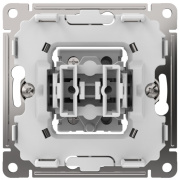 фото Выключатель двухклавишный Systeme Electric GAL001017S