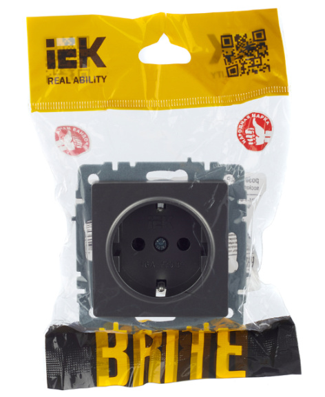 фото Розетка с заземлением  IEK BR-R11-16-K46 в Уфе