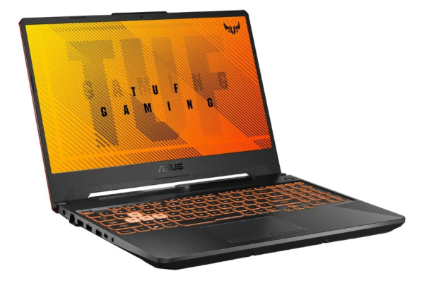 фото Ноутбук ASUS TUF Gaming FA506NCG-HN339 15.6" (AMD Ryzen 7, 8Гб DDR5, SSD 512 Гб, GeForce RTX 3050, Без ОС) Черный [90NR0JF7-M00U50]