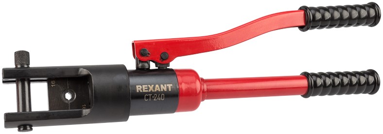 

Пресс Rexant 12-3063 гидравлический CT-240 для наконечников 16-240 мм², 12-3063