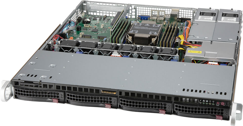 

Серверная платформа 1U Supermicro SYS-510P-MR LGA4189, C621A, 8*DDR4(3200), 4*3.5" NVMe/SATA, 2*2.5", 2*M.2, PCIE, 2*Glan, VGA, 2*COM, 5*USB 3.2, 2*40, SYS-510P-MR