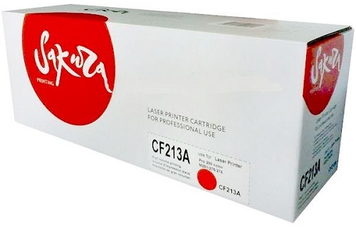 

Картридж Sakura SACF213A для HP LJ Pro M251/M276, пурпурный, 1800 к., SACF213A