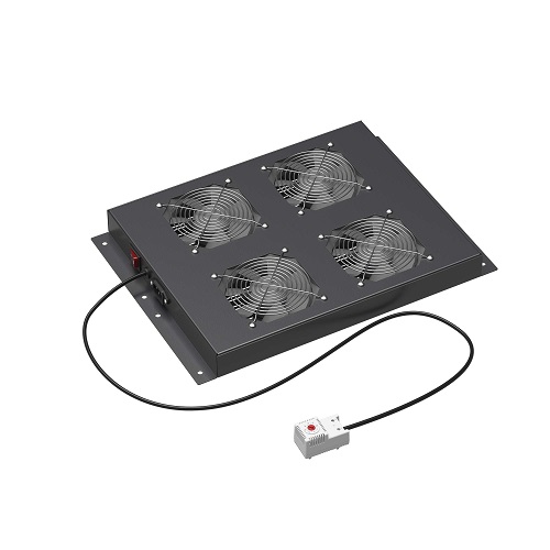 

Вентиляторный модуль DKC R5VSIT6004FTB 4 вентилятора с термостатом для крыши 600 RAL9005, "RAM telecom", R5VSIT6004FTB