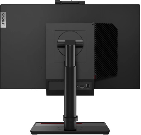 Монитор 24' Lenovo ThinkCentre TIO24Gen5 IPS FHD, 60 Гц, 4 мс, 16:9, 250 кд/м², HDMI 1.4, DP 1.2, встроенная веб-камера (FHD), встроенный микрофон, встроенные динамики (2x3 Вт), черный, фото4