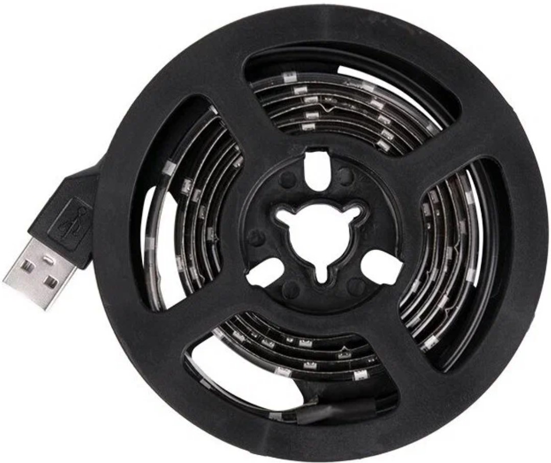 

Лента Lamper 141-383 LED с USB коннектором 5 В, 8 мм, IP65, SMD 2835, 60 LED/m, цвет свечения синий, 141-383