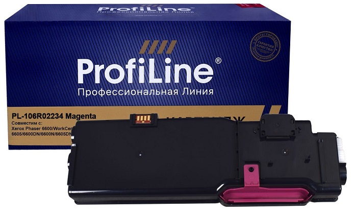 

Картридж ProfiLine PL_106R02234_М для принтеров Xerox Phaser 6600/WorkCentre 6605/6600DN/6600N/6605DN/6605N Magenta 6000 копий, PL_106R02234_М