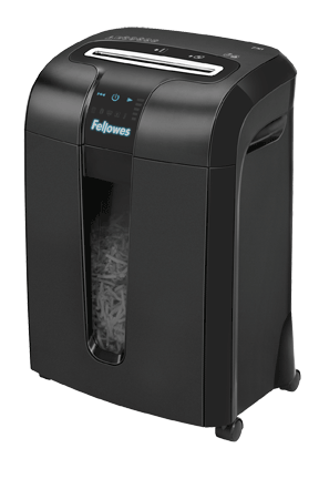 

Уничтожитель бумаг Fellowes PowerShred 73Ci FS-46011 P-4, фрагменты/12л/23лтр, скрепки/скобы/плкарты/CD, PowerShred 73Ci