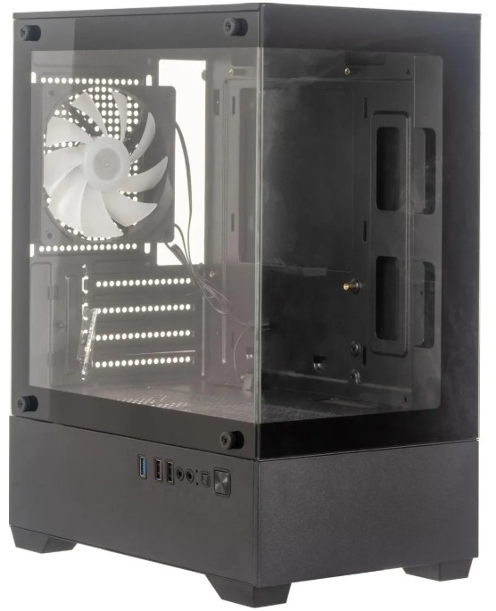 

Корпус mATX ACCORD ACC-ZCU2B без БП, боковая панель из закалённого стекла, USB 3.0, USB 3.1, ACC-ZCU2B