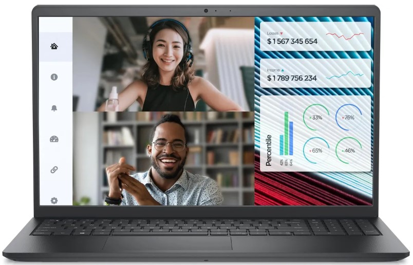 Ноутбук Dell Vostro 3520 i3-1215U/8GB/512GB SSD/noOS/UHD Graphics/15.6" WVA FHD/WiFi/BT/cam/noOS/black