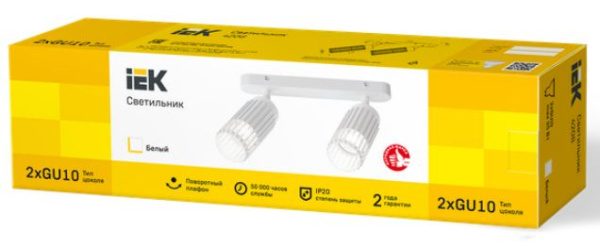 фото Светильник IEK LT-USB0-4208-GU10-2-K01 в Санкт-Петербургe
