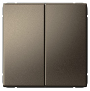 фото Выключатель двухклавишный Systeme Electric GAL000651S