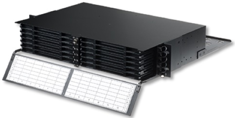 

Кросс оптический стоечный Eurolan 47M-30-00-02BL 19" 2U кассетная, 12 кассет, черный, 47M-30-00-02BL