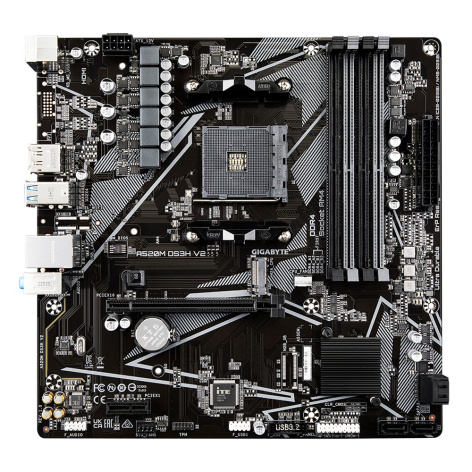 фото Материнская плата mATX GIGABYTE A520M DS3H V2 в Уфе