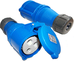 фото Розетка электрическая Lanmaster LAN-IEC-309-32A1P/F в Уфе