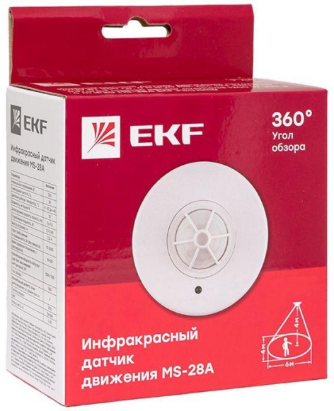 фото Датчик движения инфракрасный EKF dd-ms-28A в Перми