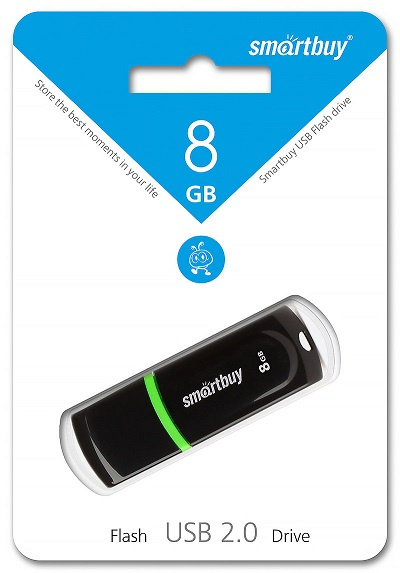 фото Накопитель USB 2.0 8GB SmartBuy SB8GBPN-K в Перми