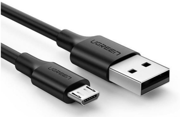 Изображение товара Интерфейсный кабель UGREEN USB 2.0 Type-A to MicroUSB для зарядки и передачи данных