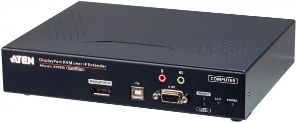 

Удлинитель Aten KE9950T-AX-G 4K KVM с доступом по IP и поддержкой одного DisplayPort-дисплея, передатчик, KE9950T-AX-G