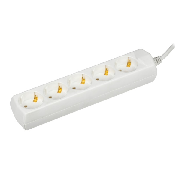 

Удлинитель GENERICA WYP10-10-05-03-Z-G 5х3м с заземл. 10А IP20 У05 2P+PE 250В 3х1, WYP10-10-05-03-Z-G