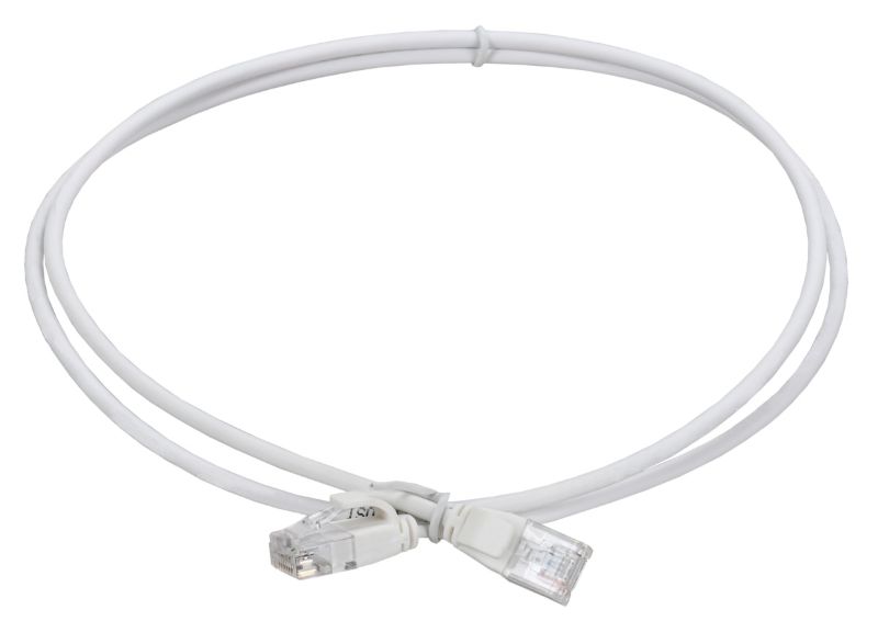 

Кабель патч-корд U/UTP 5e кат. 1м ITK PC08-C5EUL-1M-SL-WT slim язычок белый, PC08-C5EUL-1M-SL-WT