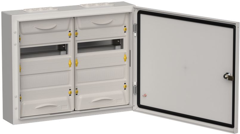 

Щит распределительный навесной IEK TI5-50-N-2X024-54-7035 TITAN 5 ЩРн-48 (2х24) 460х570х140 IP54 серый металлический, TI5-50-N-2X024-54-7035