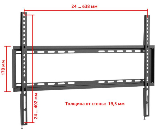 фото Кронштейн для телевизора UNITEKI FN1207B