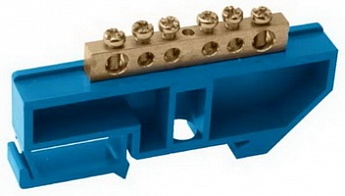 

Шина IEK YNN10-69-6D-K07 N ноль на DIN-изолятор ШНИ-6х9-6-Д-С, YNN10-69-6D-K07