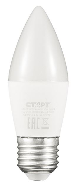 

Лампа светодиодная Старт 17273_ LEDCandleE27 10W 30 WS 10/100, 17273_