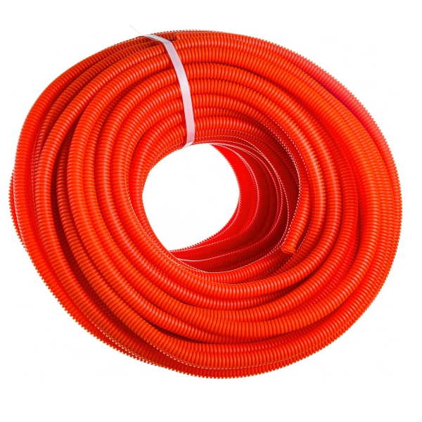 

Труба гофрированная лёгкая Ecoplast 20132-OR ПНД, с зондом диам. 32мм, цвет оранжевый (25м), 20132-OR