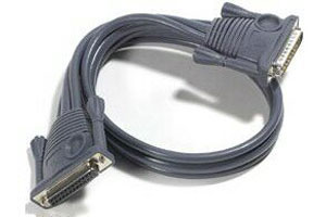 

Кабель Aten 2L-1700 мон+клав+мышь PS/2, DB25=>DB25, Male-Female, 8+2x6 проводов, опрессованный, 0.6 м, серый, 2L-1700