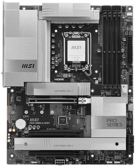 фото Материнская плата ATX MSI PRO Z890-A WIFI в Уфе