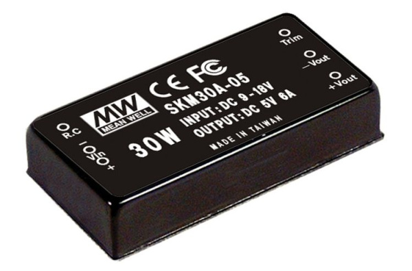 Изображение товара Преобразователь Mean Well SKM30B-05 DC-DC 30 Вт