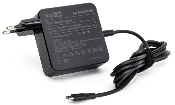 фото Блок питания  TopOn TOP-MI65-Black в Красноярске