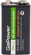 Изображение товара Аккумулятор GoPower 6F22 BL1 NI-MH