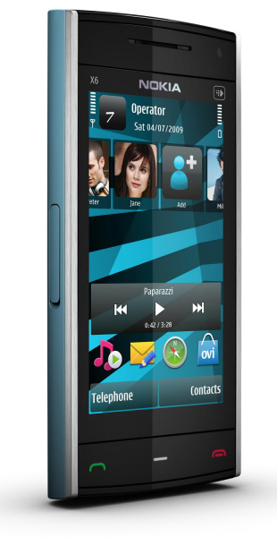 фото   Nokia X6 8Gb Azure