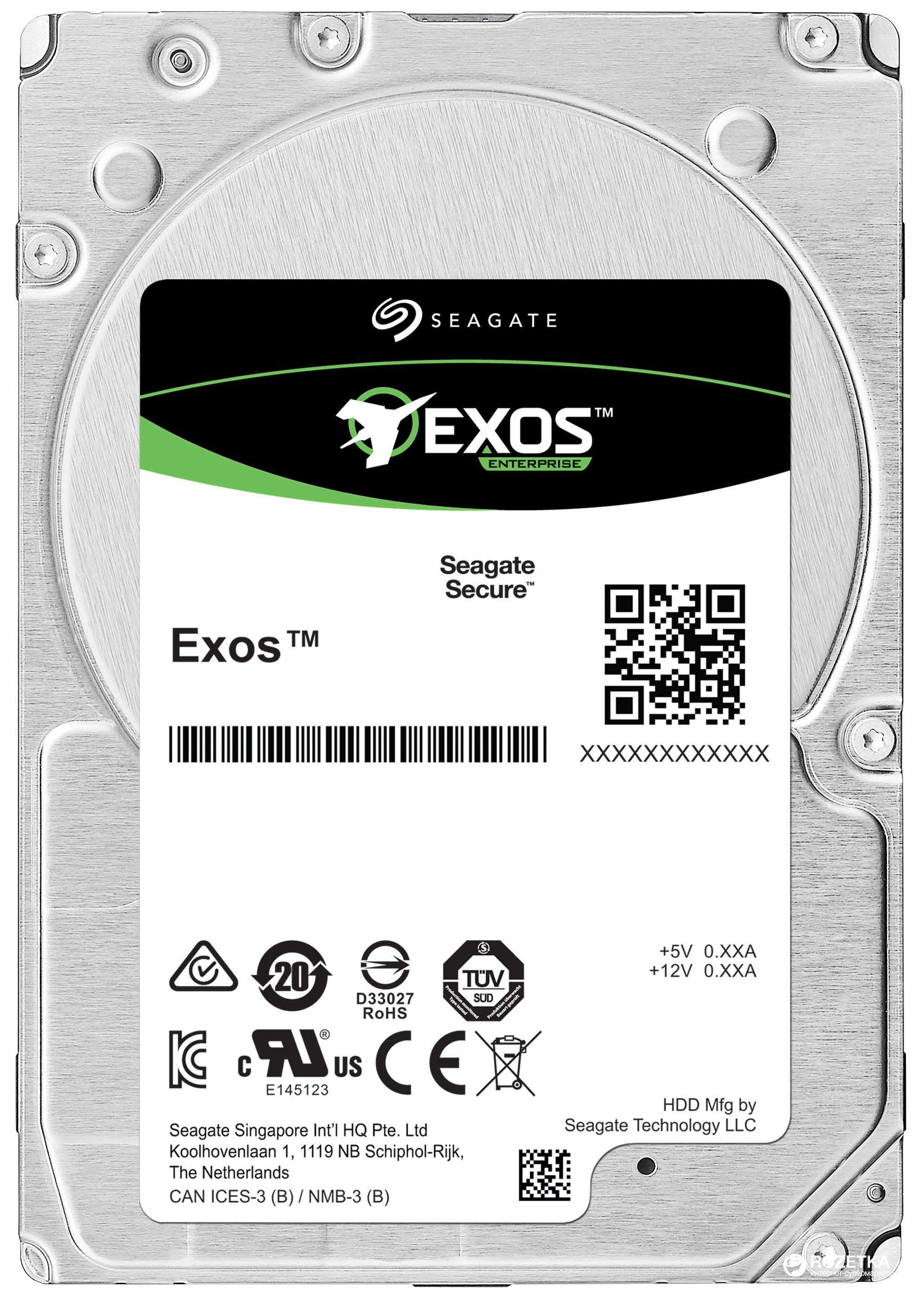 

Жесткий диск 600GB SAS 6Gb/s Seagate ST600MM0009 2.5" Exos Server 10000rpm 128MB 512N Bulk, ST600MM0009