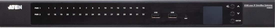 

Переключатель KVM Aten KG0032-AX-G 32-портовый OmniBus KVM-шлюз с доступом по IP, KG0032-AX-G